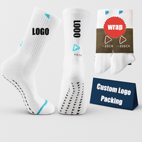 Chaussettes de football avec logo personnalisé Design gratuit Chaussettes de sport antidérapantes pour hommes Chaussettes de football personnalisées