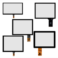 Panel de Pantalla Táctil Capacitiva USB de 3.5 3.8 4.3 5 7 9 10.4 15 17 Pulgadas, Interfaz IIC+USB, Pantalla Capacitiva con Interfaz I2C