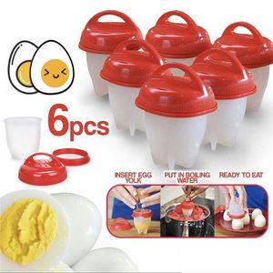 6-Pack Eco-Friendly <b>Silicone</b> Egg Cooker Steamer Mini Home Kitchen Utensil by Supplier - Product Image 1