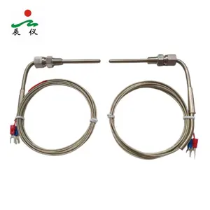 Haichen 1200C Industrial Stainless Steel Probe Bending High Temperature Sensor Thermocouple K Type
