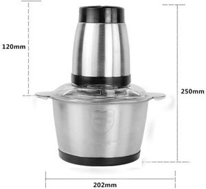 Hachoir à viande électrique en acier inoxydable, moteur AC 800W, capacité 2,1-3L, fonction de broyage, usage domestique - Product Image 5