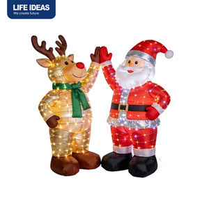 5FT <b>Christmas</b> elk <b>Inflatables</b> Outdoor <b>Decorations</b> Reindeer Blowups for Indoor Holiday Party Funny Vacation Outside - Product Image 6