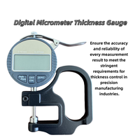 0.001mm/0.00005" Measuring Gauging Tools Electronic Micrometer Thickness Meter Digital Thickness Gauge