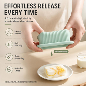 Boîte de conservation alimentaire en silicone avec logo personnalisé, 250 ml, OEM, boîte de préparation de repas personnalisée, compatible congélateur et micro-ondes, vente en gros - Product Image 2