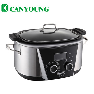 Cuisinière électrique multifonction de qualité supérieure en gros, avec revêtement antiadhésif, friteuse à air, cuisson <span class=keywords><strong>sous</strong></span> <span class=keywords><strong>vide</strong></span>, vapeur, maintien au chaud - Product Image 2