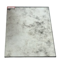 Miroir vintage vieilli, style carreaux rectangulaires de luxe, art décoratif, cadre vintage sans cadre, miroir antique, carrelage mural 5 mm, français