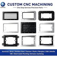 Boîtier GPS en aluminium 6061 usiné CNC de haute précision, anodisé sur mesure, panneau amplificateur, pièces usinées OEM en acier inoxydable 303