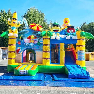 Castillo Inflable Comercial para Fiestas Infantiles, Tobogán Acuático Inflable, Castillo Inflable con <span class=keywords><strong>Piscina</strong></span> para <span class=keywords><strong>Vacaciones</strong></span> en Hawái - Product Image 4