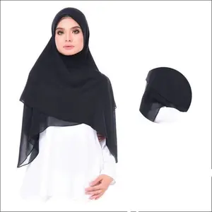 Châle long en coton et en viscose pour musulmanes, hijab confortable, nouveau design, vente en gros, printemps, 2020