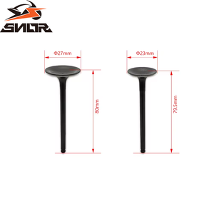Pièces de <span class=keywords><strong>moteur</strong></span> de moto tout-terrain résistantes aux hautes températures SNOR pour ZONGSHEN ZS172FMM-6 CB250R Soupape d'admission et d'échappement - Product Image 3