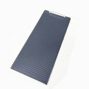 Boîte d'accoudoir Volkswagen avec cache-rouleau beige/noir en plastique, porte-gobelet central, compatible 09-2016 - Product Image 4
