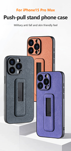 2024 NUEVO RELEASE High-end 2 en 1 PU Leather Push-Pull-Stand funda de teléfono para Samsung S24 ULTRA Note20 M80S A55 A35 A11 <span class=keywords><strong>A13</strong></span> - Product Image 5