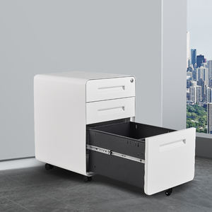 Cajón de acero moderno superventas, archivador de pedestal móvil, caja de lápices de bajo precio para el hogar, oficina, almacén escolar - Product Image 5