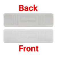 Etiquetas RFID Hu Tags para Triatlón de Largo Alcance 73x20mm UHF 860-960MHz EPC Gen2 ISO18000-6C Etiqueta M830 Personalizada para Gestión de Tráfico