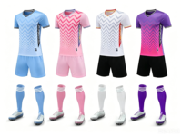 Seragam Latihan Sepak Bola Anak Muda Custom Print, Bahan Bernapas, Cepat Kering, Lengan Pendek untuk Musim Panas, Perkemahan Latihan Sepak Bola Junior