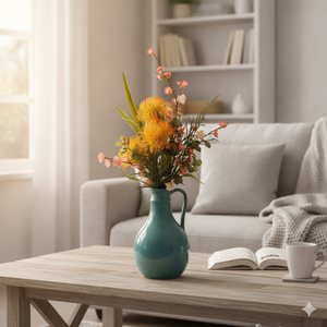 <span class=keywords><strong>Bouquet</strong></span> de fleurs artificielles mélangées Orange, Pin'chon, Rose, <span class=keywords><strong>Fleur</strong></span> de Prunier et Allium, <span class=keywords><strong>bouquet</strong></span> de fausses fleurs au toucher réel pour mariage et <span class=keywords><strong>d</strong></span>écoration intérieure - Product Image 3