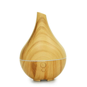 Diffuseur d'arômes à grain de bois JCSY-308, humidificateur de bureau ultrasonique de 180ml avec lumières colorées pour la maison et le bureau - Product Image 2