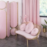 Nedeins — canapé de luxe en métal doré pour salon, fauteuil de mariage de Style nordique moderne pour chambre à coucher