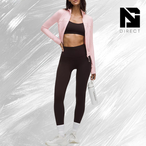 Chaqueta Corta Define Cropped BLLP para Mujer, Top Corto sin Mangas de Color Sólido con Cuello Redondo, Tops Deportivos Elásticos para Yoga - Product Image 3