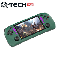 Console de jeu portable rétro G33 nouvelle conception 2026, écran 4,3 pouces, résolution 800x480, double joystick sans fil, lumière d'ambiance, 2500 mAh