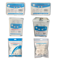 Bâtonnets de fil dentaire à la menthe, nettoyage des dents, vente en gros