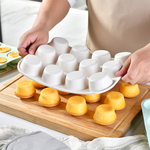 Maßgefertigte Silikon-Muffinform 12 24 Fächer Antihaft-Cupcake-Backform Lebensmittelechtes Silikon Backblech - Product Image 3