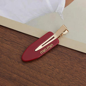 Qianjin özel No-kırışık asetat saç klipleri Metal kelepçe ile lüks kaymaz tokalarım fabrika kaynağı - Product Image 5