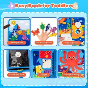<span class=keywords><strong>Livre</strong></span> d'activités en feutre personnalisé OEM pour tout-petits <span class=keywords><strong>de</strong></span> 2 à 4 ans, <span class=keywords><strong>livre</strong></span> sensoriel Montessori, <span class=keywords><strong>livre</strong></span> silencieux, jouet éducatif préscolaire, fournisseur - Product Image 5