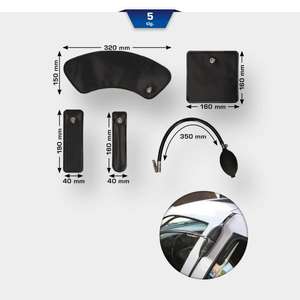 BRILLIANT TOOLS - BT516010 Jeu de coussins compressés (5 pièces). -CORPS EAN 4042146813423 ET TÔLES MÉTALLIQUES - Product Image 2