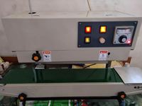 Mesin Segel Plastik Otomatis SAMMI FR-900 Murah, Segel Kantong Plastik Berdiri, Segel Vertikal, Segel Panas, Segel Resleting, Segel Kontinu