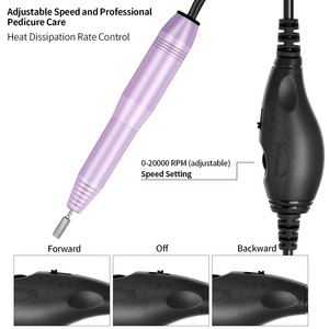 Lima Eléctrica de Uñas de Alta Potencia, Herramienta Portátil para Remover Esmalte en Gel, Fresadora para Manicura - Product Image 3