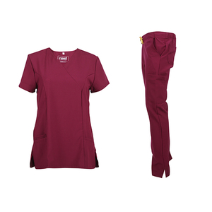 Uniforme fuji design pour femmes, combinaison extensible pour infirmier, uniformes médicaux pour femmes, blouses à manches longues - Product Image 2