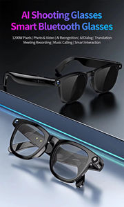 New JS01 PRO AI Smart <b>Glasses</b> with Real-time Translation AI Assistant 4K Photo-taking Video Stabilization <b>Camera</b> Voice Control - Product Image 4