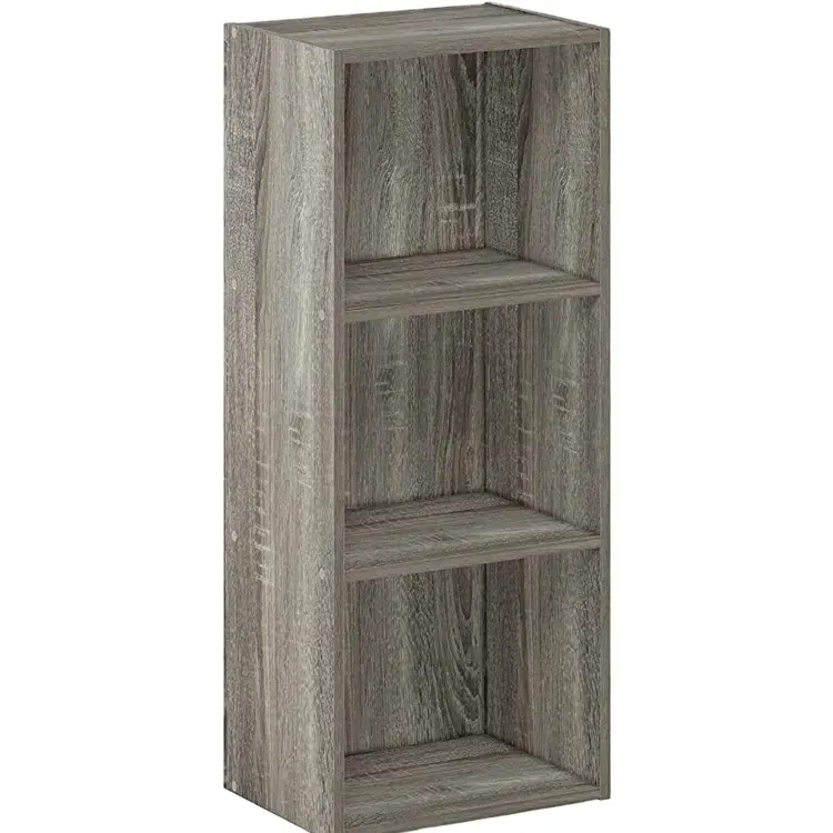 Современная дизайнерская деревянная 3-ярусная книжная полка книжный шкаф для нехватки