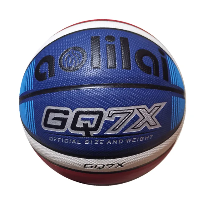 Baloncesto takımı spor toptan erimiş GQ7X GG7X GL7X basketbol logo kabartmalı basketbol erimiş basketbol boyutu 7