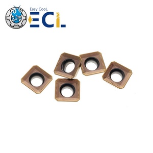 Plaquettes de tournage carrées en carbure ECL SEHT SEKT 1204, revêtement PVD, outils de coupe CNC OEM - Product Image 1