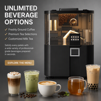Máquina Expendedora de Café Robótica Profesional, Sistemas Robóticos Industriales para una Estación de Automatización Minorista Inteligente Completa