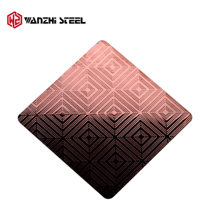 Su misura 10/8 in acciaio inox foglio Sus 201 304 316 430 0.6mm di spessore specchio inciso Design per ascensore porta include il taglio - Product Image 5