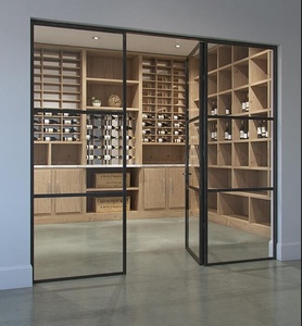Balançoire Crittall Cuisine Balcon Entrée Patio Français <span class=keywords><strong>Noir</strong></span> Métal Fer Acier Encadré Portes et fenêtres en verre battantes - Product Image 4