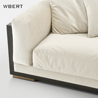 WBERT Nuevo Diseño Único Champán Dos Tonos Terciopelo Hecho a Mano Grieta de Hielo Combinación de Tres Asientos para Sala de Estar Muebles PARA EL Hogar