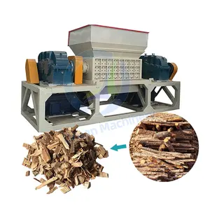 Đại dương cao su lốp kim loại phế liệu Shredder Máy Nghiền đôi trục băm nhỏ máy cho chất thải lốp xe