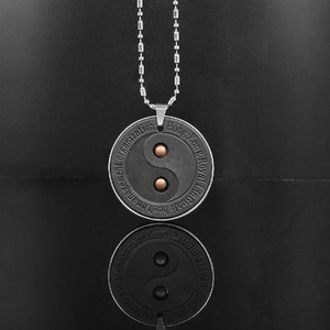 Collar <span class=keywords><strong>con</strong></span> Colgante de Flor de Bauhinia de Acero Inoxidable <span class=keywords><strong>con</strong></span> <span class=keywords><strong>Piedra</strong></span> Volcánica y Diamantes de Imitación, Antienvejecimiento KM8030, Venta Directa, Regalo - Product Image 2