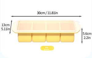 Moule à glaçons rectangulaire en silicone de qualité alimentaire, nouveau design, bac à glaçons en silicone - Product Image 6