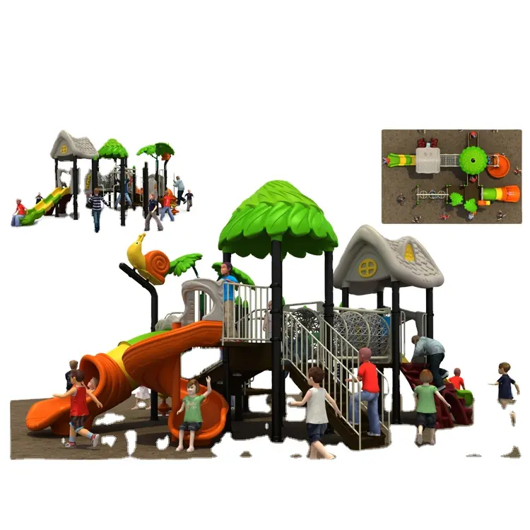 سلسلة لعب الغابة للأطفال/الأطفال في الهواء الطلق/الحديقة/محطة لعب السكنية