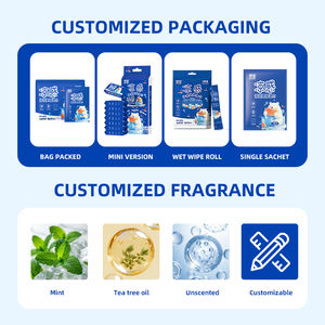<span class=keywords><strong>Lingettes</strong></span> humides rafraîchissantes jetables glacées au menthol <span class=keywords><strong>pour</strong></span> <span class=keywords><strong>le</strong></span> <span class=keywords><strong>corps</strong></span> de marque privée - Product Image 5