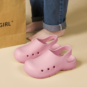 Sandalias de Verano para <span class=keywords><strong>Mujer</strong></span> EVA, Suela Suave, Transpirables, Ligeras, de Secado Rápido, Zapatos Quirúrgicos para <span class=keywords><strong>Hospital</strong></span> y Laboratorio, Tipo Slip-on, Sin Cordones - Product Image 1