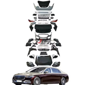 W221 2006-2013y Cambio a W223 2021y + Nuevas piezas de ajuste automático de estilo May para mercedes-benz Clase S W221 Facelift W223 Kit de carrocería - Product Image 1