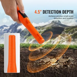    Detector de Metales Portátil Impermeable IP68 para Caza, Pinpointer con Correa Flexible, Sonda Detectora de Metales Naranja para - Product Image 5