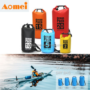 奥美定制2户外批发海洋袋2L 3L 5L 10L 15L 20L 30L聚氯乙烯防水油布防水干袋防水背包干袋 - Product Image 2