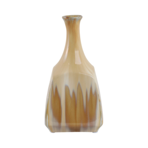 Vaso Decorativo in Ceramica Smaltata Bicolore, Vaso Scultoreo per Fiori, per Soggiorno, Arredamento Casa, Cucina, Camera da Letto - Product Image 3